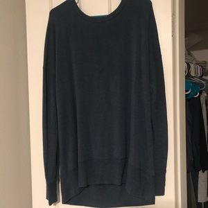 Athleta open-back sweatshirt